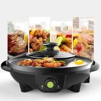 ราคา Eco กะทะปิ้งย่าง พร้อมหม้อสุกี้บาร์บีคิว แยก 2 ช่อง เตาย่างบาบีคิวไฟฟ้า กระทะสุกี้ กะทะเคลือบ กะทะย่าง กะทะเกาหลี (9036023856)