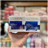 ราคา L'Oreal Paris Aura Perfect Skincare 50 Ml. #Day Cream SPF17 PA++ / #Night Cream (46402077268)