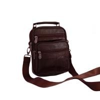 ราคา [กระเป๋ามือสอง] ZZNICK ของแท้! cross body! หนังวัวแท้ 6นิ้ว สีน้ำตาลเข้ม กระเป๋าสภาพดี กระเป๋าสะพายข้าง (13095736262)