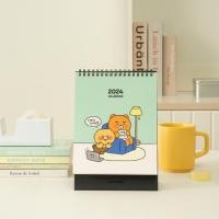 ราคา (พร้อมส่ง) 2024 calendar desk ปฏิทินตั้งโต๊ะ kakao friends ryan choonsik (16396489795)
