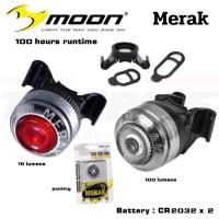 ราคา ไฟหน้า ไฟท้ายจักรยานของ MOON MERAK ไฟหน้า ไฟท้าย ไฟชุด (49306213462)
