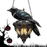 ราคา ฮาโลวีนอีกาโกธิคอีกาบนโคมไฟเครื่องประดับเข้าสู่ระบบ2งป้ายอะคริลิตกแต่งบ้านสําหรับวันหยุดกลางแจ้งในร่มพรรค ปี (27942826113)