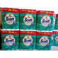 ราคา Scott สก๊อตต์® คลีนแคร์ แพ็คสุดคุ้ม 32+8ม้วน=40ม้วน (20869080467)