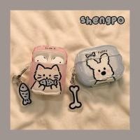 ราคา ลูกแมวน่ารัก Lenovo LP5 เคสหูฟัง LP40pro ไร้สาย Lenovo LP40 เคสป้องกันโซ่บลูทูธ (26064768092)