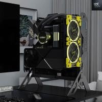 ราคา Dfy แชสซี Atx DIY โฮสต์คอมพิวเตอร์แชสซีเปิดอะลูมิเนียมออลอินวันระบายความร้อนด้วยน้ําเฉพาะ (57653946990)