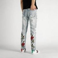 ราคา Off White Street Jeans กางเกงยีนส์ แฟชั่น แนวสตรีท (854798686)