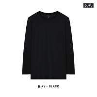 ราคา YuenPuen เสื้อยืดคอกลมแขนยาว สีดำ_ไม่ยืด ไม่ย้วย ไม่ต้องรีด เสื้อยืดสีพื้น เสื้อยืดเปล่า (18961308283)