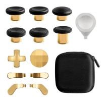 ราคา 14 in 1 Metal Thumbsticks สําหรับ Xbox Elite Wireless Controller Series 2, อุปกรณ์เสริมสําหรับเล่นเกมเปลี่ยน 6 Swap Thumbsticks,4 Paddles,2 D-Pads,1 กระเป๋า,1 เครื่องมือ (ทอง) (55703279501)
