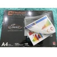 ราคา พลาสติกเคลือบบัตร A4 ตราช้าง”แท้ - พลาสติกเคลือบบัตร [ตราช้าง] รุ่นชัวร์(SURE) ขนาดA4 หนา125 ไมครอน (22940338243)