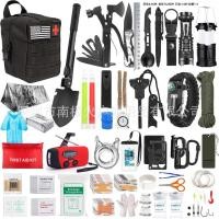 ราคา Outdoor Survival Tactical First Aid Kit Survival Tool Kit Field Emergency Tool Set Camping Hiking Travel Bag (51304921457)