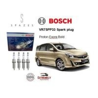 ราคา Proton Exora Spark Plug Double Platinum VR7SPP33 หัวเทียน Bosch (4 ชิ้น 1 ชุด) Palam Pencuh Exora (46401778763)