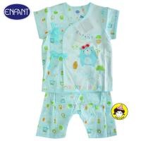 ราคา Enfant ผ้าป่านลายผักสวนครัวสีฟ้าSize70(3-6เดือน) (1190213207)
