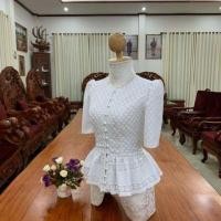 ราคา เสื้อไหมลาว เสื้อลูกไม้ รุ่นขายดีแบบน่ารัก ใส่ได้ทุกโอกาส (4931746358)