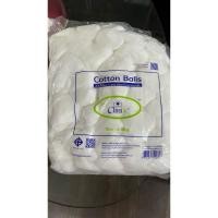ราคา Clinix สำลีก้อน 450 กรัม/ถุง Cotton balls 450 g. 1.40 กรัม/ก้อน สำลีก้อนกลม (24038611909)