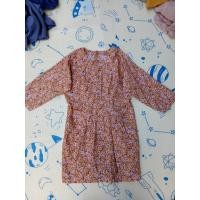 ราคา เดรสสั้น เดรสลายดอกสีเหลือง เดรสสีเหลือง มือสอง (4445974819)