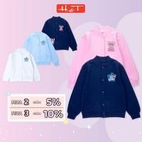 ราคา Stitch H&T เสื้อแจ็คเก็ตบอมเบอร์เด็กผู้หญิง เสื้อแจ็คเก็ตหนังปลายืด 4 ทิศทาง นุ่มลื่น อบอุ่นสําหรับสาวตั้งแต่ 15-64kg-AKBG021 (52157344979)