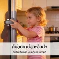 ราคา ง่ายติดตั้งปลอดภัยงานตู้เย็นปลอดภัยเด็กป้องกันเปิดตู้เอง (51656344006)