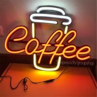 ราคา ป้ายไฟLED ป้ายไฟcoffee ป้ายไฟหน้าร้าน ป้ายไฟตัวอักษร ป้ายไฟร้านกาแฟ ป้ายไฟLED-coffee รูปแก้วกาแฟ ขนาด60x40cm (10714500219)
