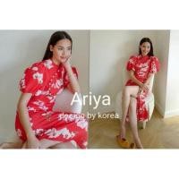 ราคา เดรสกี่เพ้าลายดอกซากุระ เดรสยาวกี่เพ้าดาราใส่ (6273119863)