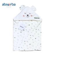 ราคา Absorba New Collection ลายใหม่ ผ้าห่อตัวคอตตอนทอ2ชั้น ใช้ห่อตัวได้ Size 30*40 นิ้ว (56303049363)