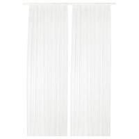 ราคา TERESIA ผ้าม่าน ผ้าม่านโปร่ง 1 คู่, ขาว, 145x250 ซม. (17784915350)