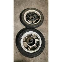 ราคา ล้อแม็ก มีโอ ฟีโน่ (หน้า+หลัง) ขอบ12 แท้มือสอง สภาพดีพร้อมใช้งาน ✅ (25671346410)