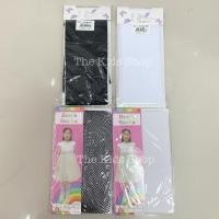 ราคา ถุงน่องเรียบ ถุงน่องตาข่าย มี 2 สี ขาว ดำ พร้อมส่ง (7508938355)