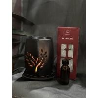 ราคา เตาน้ำมันหอม เตาอโรม่า เตาน้ำมันหอมระเหย ขนาดใหญ่ แถมฟรี ‼️เทียน 10 ถ้วย (3005486493)