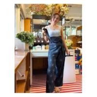 ราคา กางเกง wrap pants เอวสูง ผูกเอว ผ้าสปัน พริ้ว ใส่สบาย (12149097751)