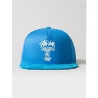 ราคา Stussy World Tour Snapback Cap Blue (44506659063)