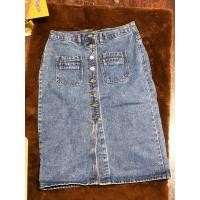 ราคา กระโปรงยีนส์แบรนด์นิยมยีนส์ไซร์2XL (7746085857)