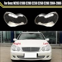ราคา รถเปลี่ยนไฟหน้าเลนส์ด้านหน้ากระจกไฟหน้าสําหรับ Mercedes-Benz W203 C180 C200 C230 C260 C280 2004-2006 (54555687302)