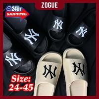 ราคา MLB 5CM รองเท้าแตะเด็กและผู้ใหญ่ I รองเท้าแตะนุ่ม I รองเท้าแตะ Unisex สบาย I NY Sandal I New York Slides (28307087944)