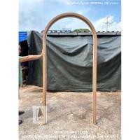 ราคา วงกบประตูโค้ง ไม้เนื้อแข็ง/ไม้เต็ง/ไม้แดง 2”x4” สำหรับบานประตูบานเปิดเดี่ยว-คู่ หรือช่องทางเดินโล่งๆ (ไม่บังใบ) (9814721674)