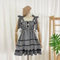 ราคา เดรสผูกไหล่ ลายสก๊อต งานป้าย (13395915353)