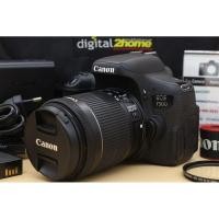 ราคา Canon EOS 750D + lens 18-55mm STM สภาพสวย ชัตเตอร์ 9,XXX เมนูไทย อุปกรณ์พร้อมกระเป๋า (27620463562)
