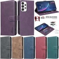 ราคา SAMSUNG หรูหราสําหรับSamsung Galaxy A53 A33 A73 A23 A54 A34 A14 A13 S23 FE A04S A03S S23 Ultra M13 4G S23 + Retroกระเป๋าสตางค์นุ่มPUหนังช่องใส่การ์ดผิวป้องกันพลิกกรณี (51006682013)