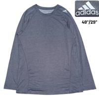 ราคา ADIDAS LONG-SLEEVED Shirt เสื้อแขนยาว ผ้ากีฬา อดิดาส สีเทา ป้ายคอไซส์ L มือสอง สภาพดี (23164795342)