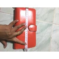 ราคา กระเป๋าสตางค์ใบยาวสีส้ม (1459965215)