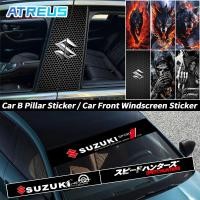 ราคา Suzuki สติกเกอร์ติดรถ สติกเกอร์แต่ง สติกเกอร์ติดเสาประตูรถยนต์ แผ่นติดเสาประตู สติกเกอร์ ติดกระจกหน้ารถยนต์ สติ๊กเกอร์บังแดด สำหรับ Suzuki Swift Jimny Ertiga Vitara Celerio XL7 Ciaz (42015673624)
