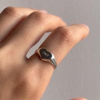 ราคา Maruwelry แหวนเงินแท้ รูปหัวใจ (Silver 925) (21276753702)