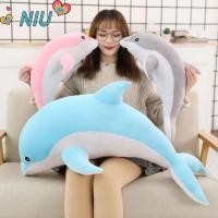 ราคา NIUYOUJS หมอนปลาโลมา, PP Cotton Fill 30/ 50 ซม.ของเล่นตุ๊กตาปลาโลมา,ตกแต่งบ้านนุ่มสีฟ้าสีชมพูสีเทาตุ๊กตา (41578958319)