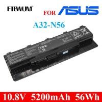 ราคา แบตเตอรี่แล็ปท็อป A32-N56 10.8V 56Wh 5200MAh สำหรับ ASUS A31-N56 A33-N56 A32-N46 N56D N46VJ N46VZ N56 N46V N76 N76VZ (28257880964)