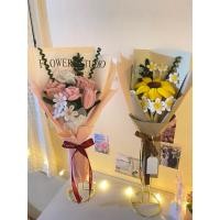 ราคา ช่อดอกไม้ ช่อดอกไม้รับปริญญา ช่อดอกไม้ลวดกำมะหยี่ ของขวัญ ของปัจฉิม (26523369872)