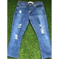 ราคา Levi’s 515 ยีนส์ผ้าCottonผสมLycra&spandexยืดได้ ขาเดฟ เอว34”สะโพก42-48”เป้า12”ยาว34” (20784454675)