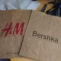 ราคา ถุงกระดาษ Preloved H&M ถุงกระดาษแท้ Bershka (22561044893)
