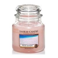 ราคา ทรายชมพู เทียนหอม Yankee Candle YAN3758 โถเทียนหอม (ขนาด M 411g) (50107483814)
