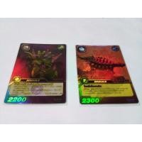 ราคา การ์ดเรืองแสง ไดโนเสาร์คิง DINOSAUR KING TRADING CARD GAME 1 ชุด ทั้งหมด 2 ใบ (13848489365)