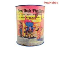ราคา [มือ2 *สภาพเก่า] งานเก่ายุค 90s กระปุกออมสิน ทรงกระบอก ลายการ์ตูน Tom Hook The Hero สีน้ำเงิน ขนาด 11x9cm (55506543273)