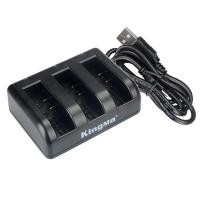 ราคา Kingma แท่นชาจ 3 ช่องสำหรับ Xiaomi Yi 4k (1677531271)